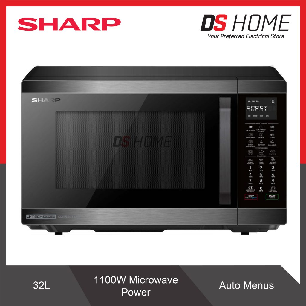 SHARP R859EBS MICROWAVE OVEN CONVECTION WITH TOUCH CONTROL (32L, 2100W