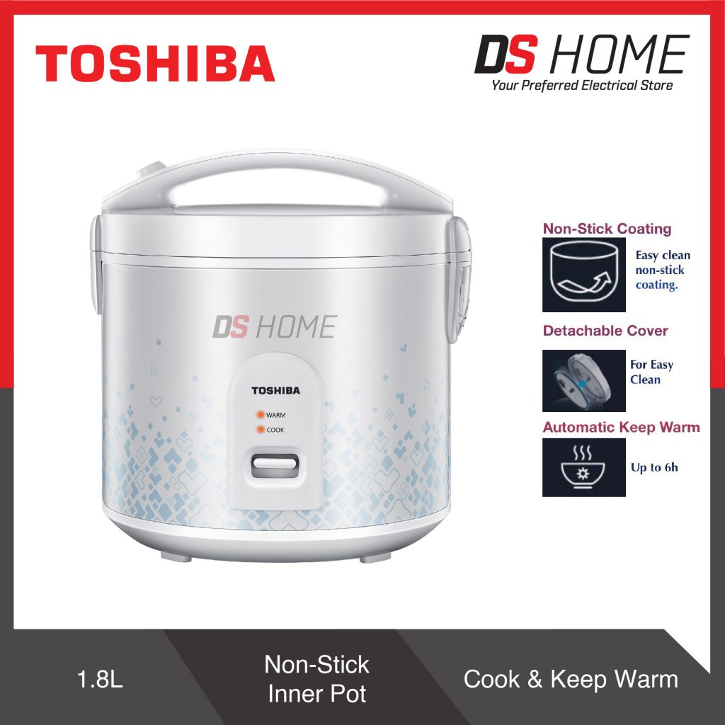TOSHIBA RC18JH1NMY NONSTICK COATING INNER POT JAR RICE COOKER DS HOME