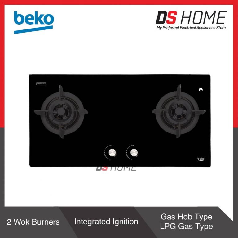 BEKO HISW 72225 SOB (LPG) GAS HOB LPG 2 WOK 3KW WOK BURNERS CLASS I WOK