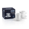 De'Longhi Porcelain cappuccino cups, 270 ml, set of 2 DLSC309 product photograph