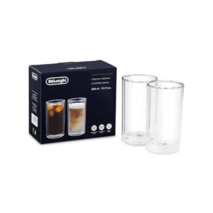 De'Longhi Double wall cold brew glasses, 300 ml, set of 2 DLSC325 product photograph