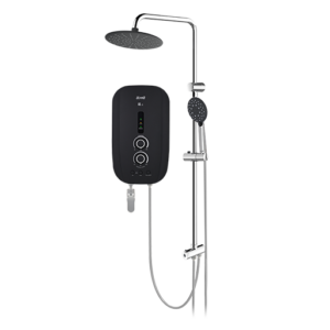 AS-2i RainShower Matt Black official product photograph