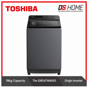Toshiba AW-T26D2000QM(MG) 19kg top-load washer with The GREATWAVES and Origin Inverter