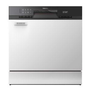 Toshiba 8 Place Settings 72°C Hi Temp Hygiene Cycle with Turbo Heat Drying Table Top Dishwasher DW-08T3(S)-MY