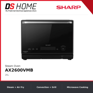 SHARP AX2600VMB 26L Steam Oven