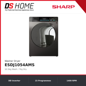 SHARP ESDJ1054AMS 10.5kg/7kg Pro-flex 1.5 Front Load Washer Dryer