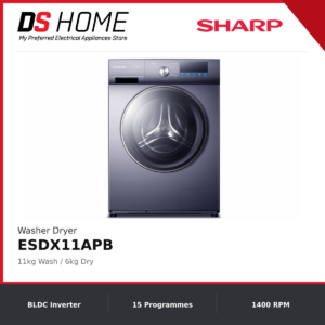 SHARP ESDX11APB 11kg/6kg Inverter Front Load Washer Dryer