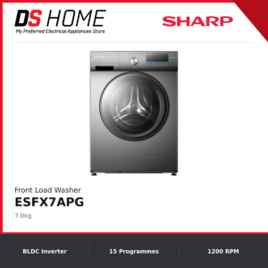 SHARP ESFX7APG 7kg Front Load Washing Machine