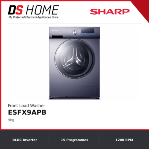SHARP ESFX9APB 9kg Inverter Front Load Washing Machine
