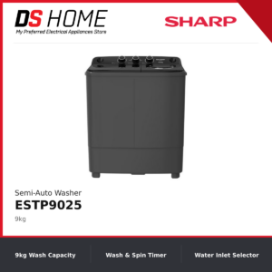 SHARP ESTP9025 9kg Semi-Auto Washing Machine