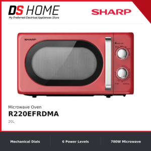 SHARP R220EFRDMA Peko Microwave Oven - R220EFRDMA (20L)