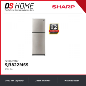 SHARP SJ3822MSS 380L Refrigerator