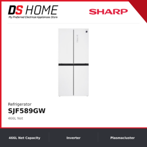 SHARP SJF589GW 530L Avance Refrigerator
