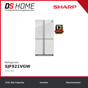 SHARP SJF921VGW 750L Avance Refrigerator