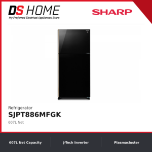 SHARP SJPT886MFGK 720L Matelia 2-Door Refrigerator