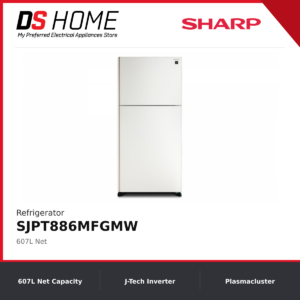 SHARP SJPT886MFGMW 720L Matelia 2-Door Refrigerator