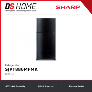 SHARP SJPT886MFMK 720L Matelia Lite 2-Door Refrigerator