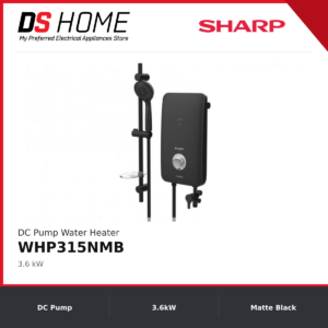 SHARP WHP315NMB Hot Shower with DC Pump