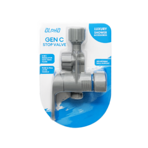 Gen C Stop Valve Grey official product photograph