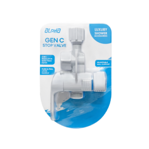 Gen C Stop Valve White official product photograph